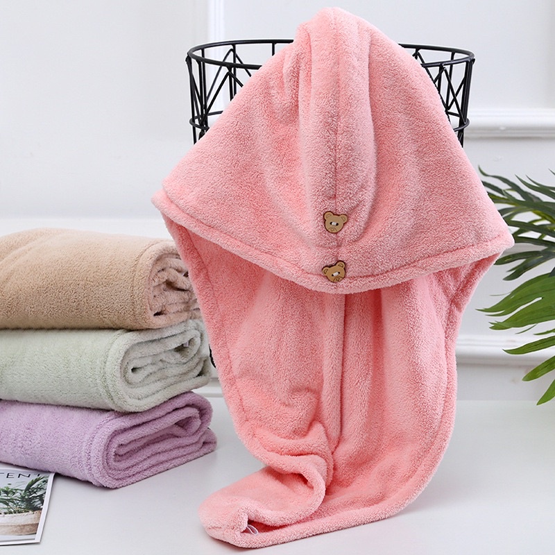 HANDUK KERAMAS PENGERING RAMBUT KEPALA MICROFIBER  MURAH / MAGIC TOWEL IMPORT BAGUS BERKUALITAS