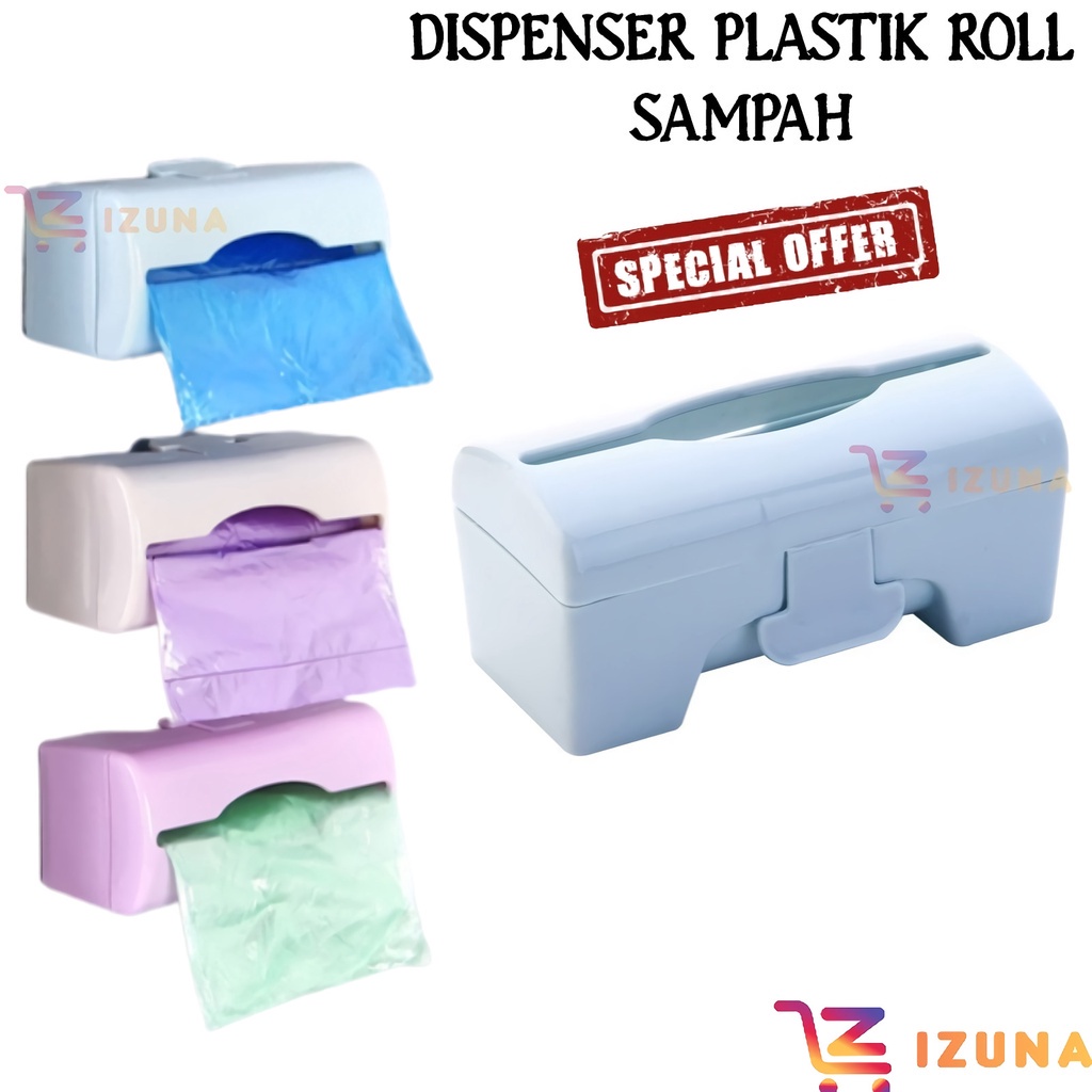 [IZUNA] DISPENSER KANTONG PLASTIK SAMPAH ROLL TEMPEL / DISPENSER PLASTIK ROLL / DISPENSER KANTONG PLASTIK SAMPAH