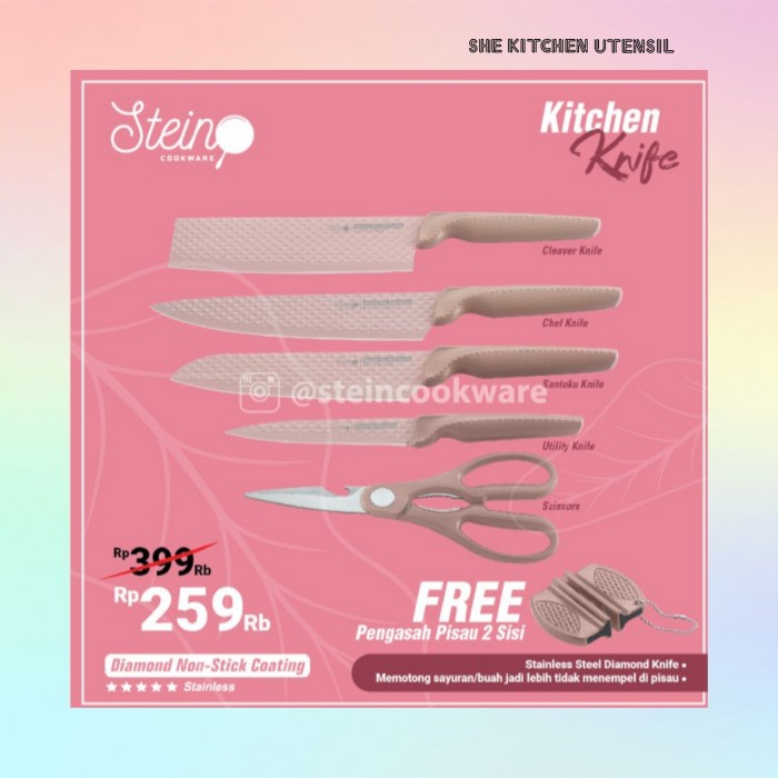 [Pisau Dapur] Pisau Dapur Steincookware [Knife]
