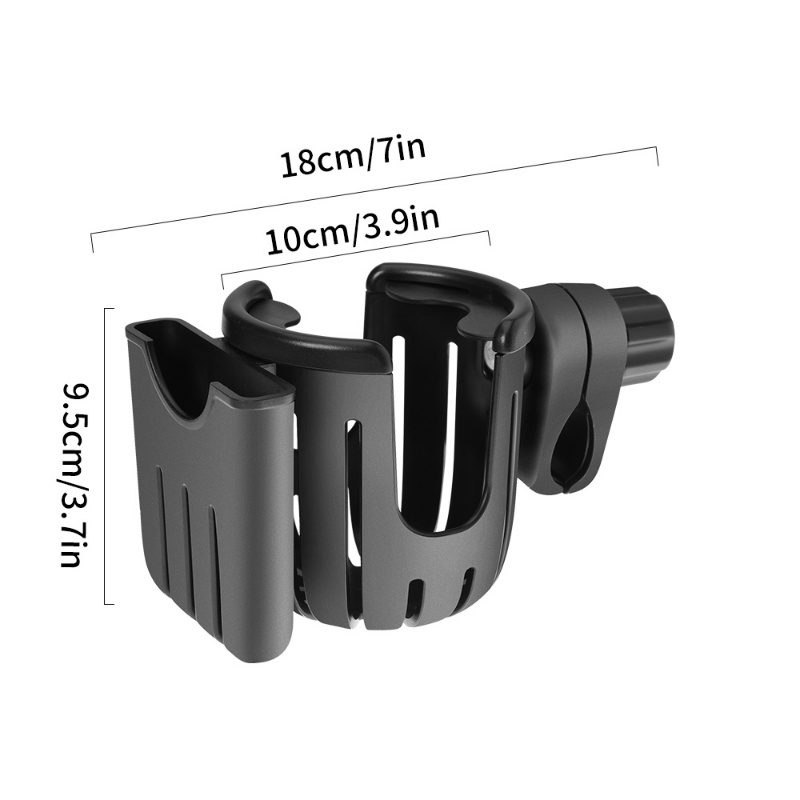 2-in-1 Sepeda Ketel Elektrik Pemegang Removable Motor Organizer Bayi Stroller Aksesoris Bayi Stroller Cup Holder Universal Sepeda Gunung Pemegang Cangkir Keranjang Sepeda Rak Botol