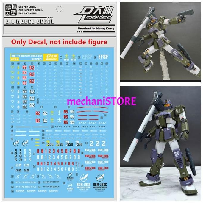 Water Decal Mg Gm Sniper Custom Dl Model