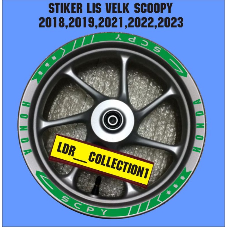 sticker cutting stiker variasi lis velk scpy honda scoopy
