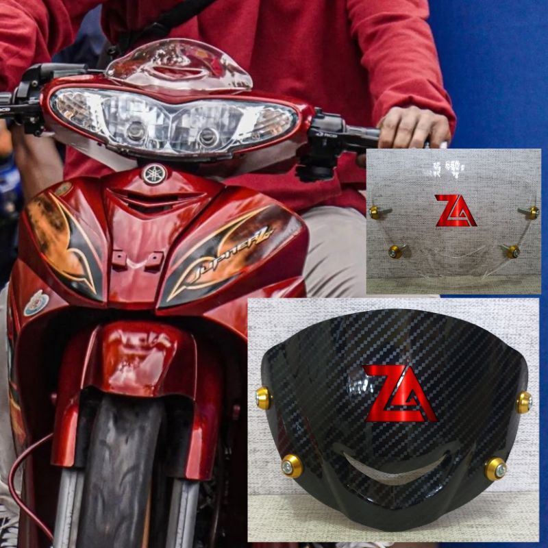 VISOR CARBON JUPITER Z LAMA 2001 SAMPAI 2005