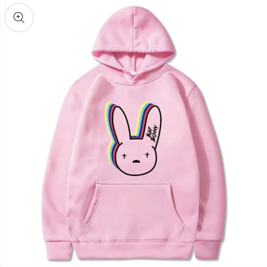 Bad Bunny Jumper Hoodie II Sweater Hoodie Trendy II Sweter Oblong Topi Sz M - XL Anak &amp; Dewasa ( Pria &amp; Wanita )