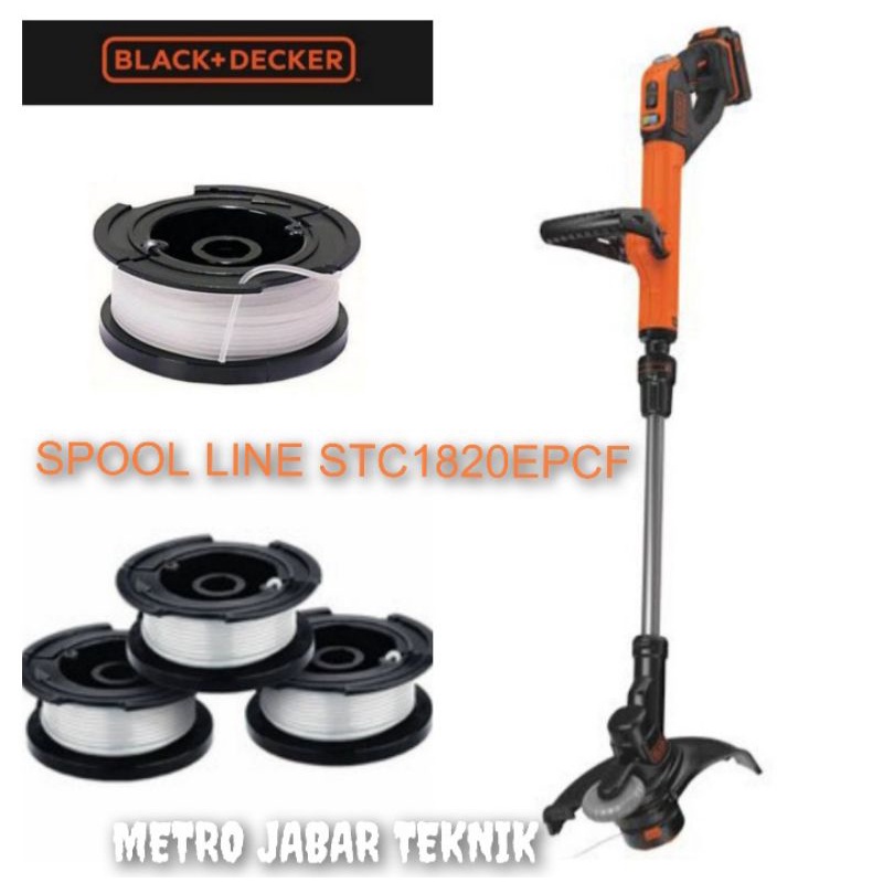 Senar Spool Line STC1820EPCF Black Decker Senar mesin potong rumput Cordless