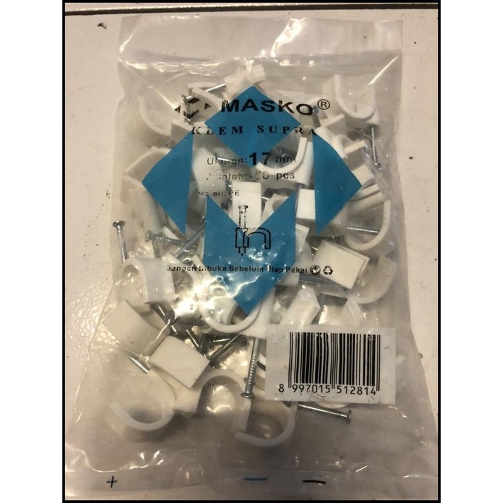 

Klem Kabel Clip Kabel Cable No 17 Mm No.17 Masko Beton