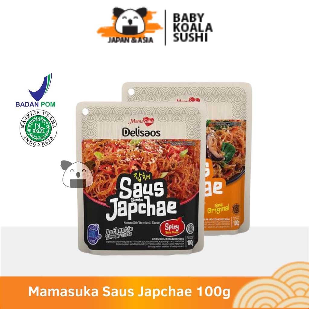 MAMASUKA Saus Japchae Noodle Glass Korea 100 g Halal