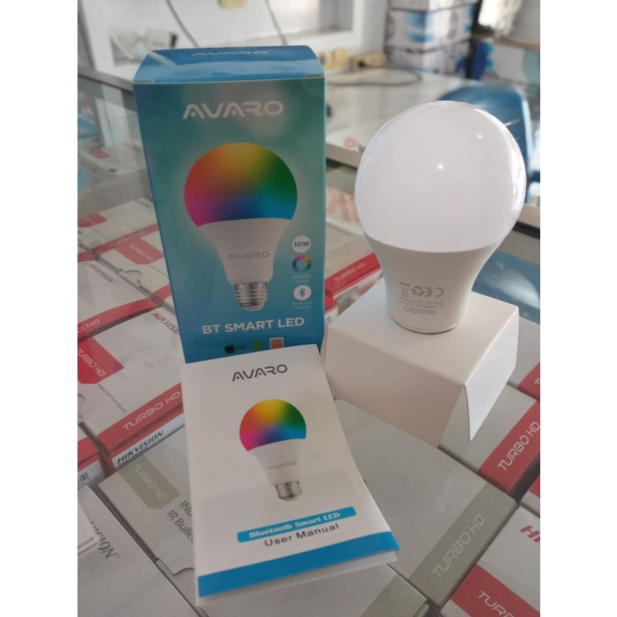 AVARO SMART LED BULB BT RGB 10 WATT LAMPU BOHLAM PINTAR
