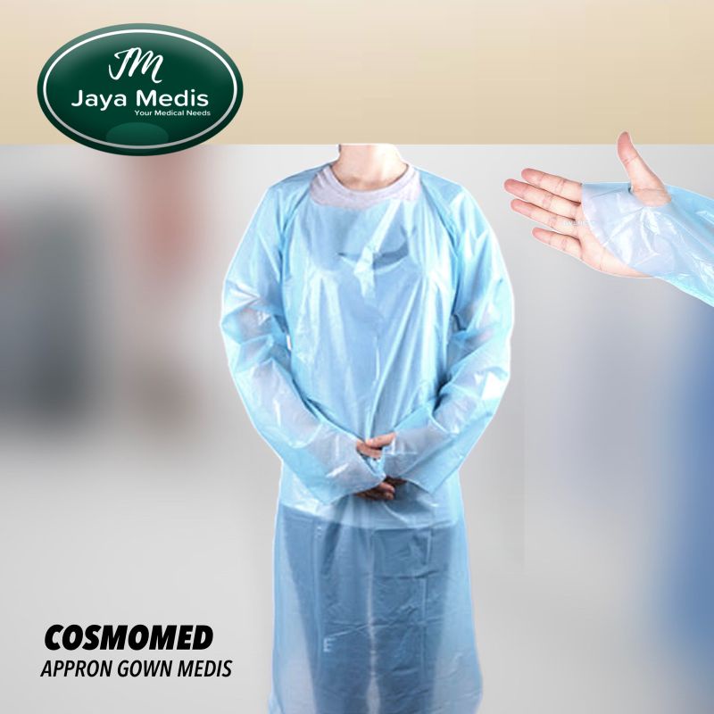 COSMOMED APRON LENGAN PANJANG 10 PCS