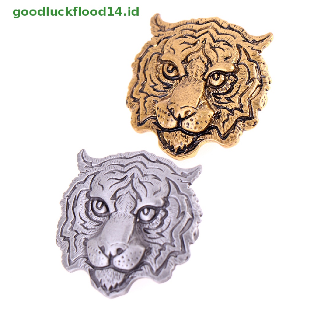 [GOOGFOUR] Berlian Imitasi Harimau Bros Tiger Head Pesta Santai Bros Pin Hadiah [TOP]