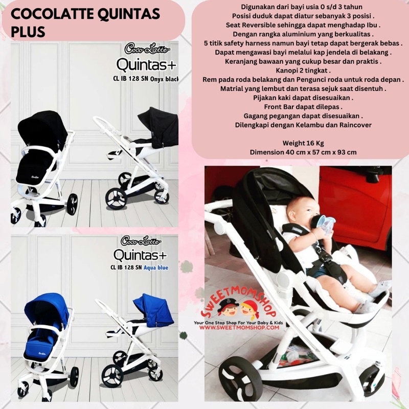 Cocolatte quintas plus stroller anak