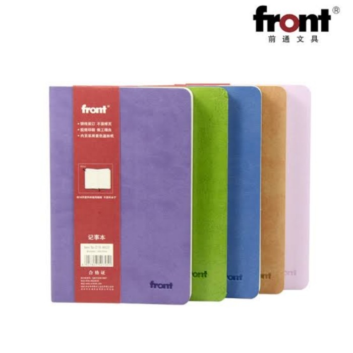 Diary Front Notebook Ukuran A5 Seri D18 / Isi 154 L