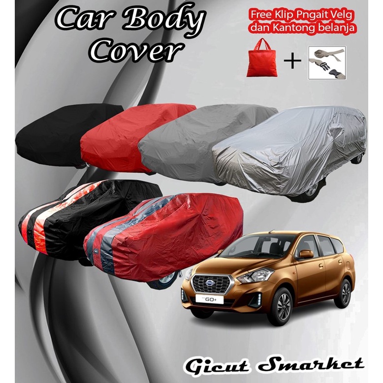 selimut sarung cover body mobil datsun go plus panca 3 baris free pengait