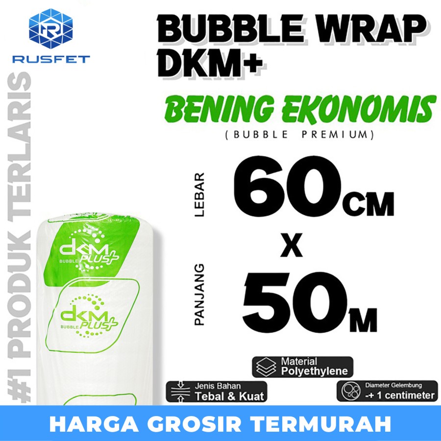 

Bubble Wrap 60cm x 50meter BENING EKONOMIS Bubblewrap TERMURAH / ROLL