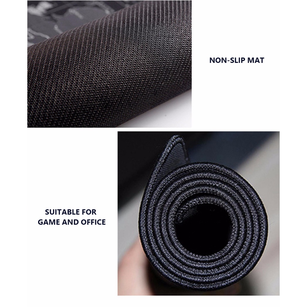 JOYSEUS Bantalan mouse keyboard gaming tahan air 30 * 25 * 0.2cm-JMP01