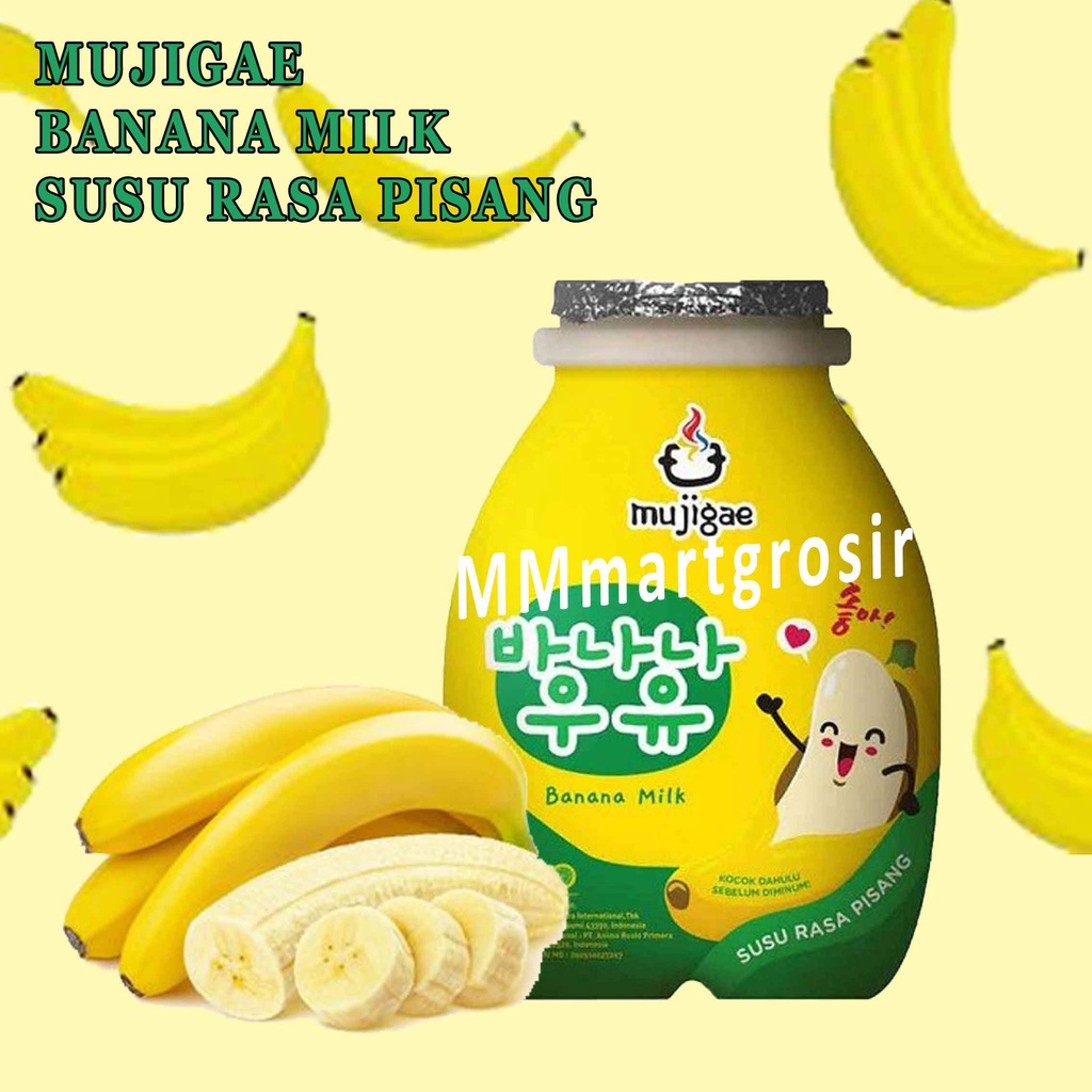 WONHAE Mujigae / Banana Milk / Susu Rasa Pisang / 250ml
