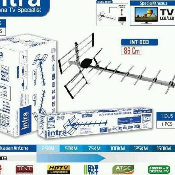 ❈ Intra Antena TV Digital Luar / Outdoor INT-003 / INT-005 ♨