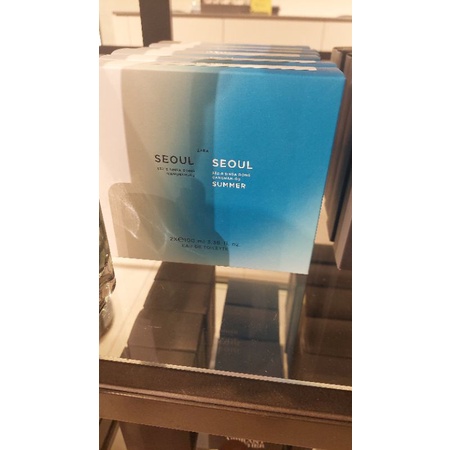 PARFUM ZARA MAN SEOUL EDT 100ML + SEOUL SUMMER EDT 100ML NEW ORIGINAL