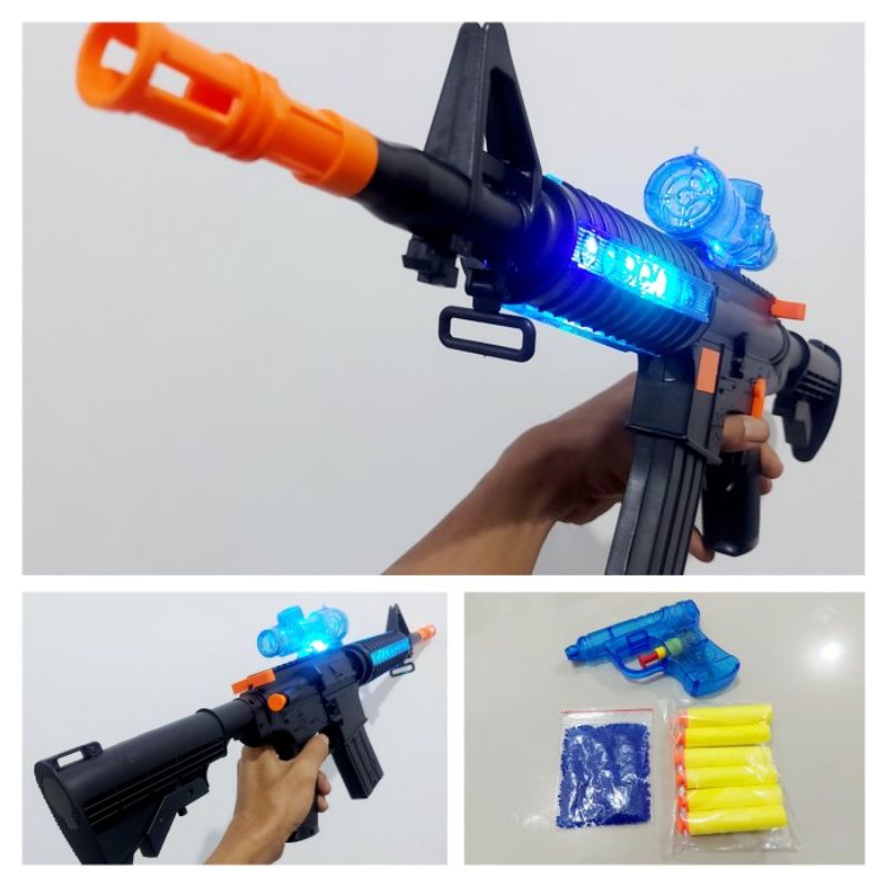 Mainan Gun Water Gel Tembak Tembakan Hydrogel Anak Edukatif Paintball