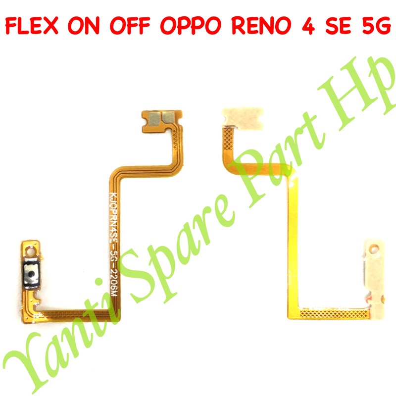 Flexible On Off Oppo Reno 4 SE 5G Original Terlaris New