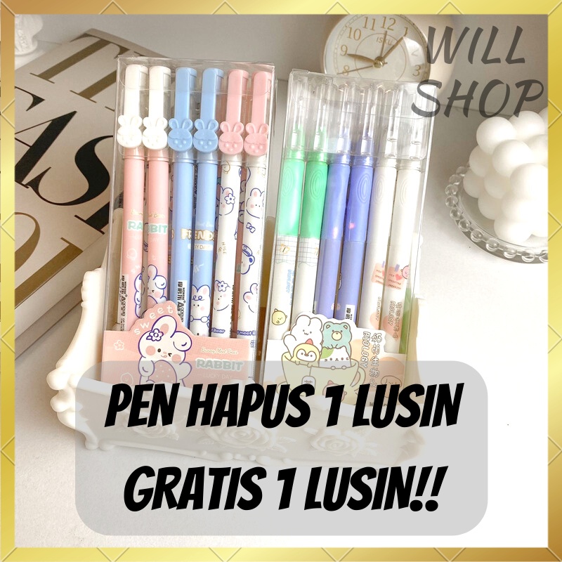 

BUY 1 GET 1 FREE SELUSIN PEN HAPUS ODEMEI ERASABLE PULPEN VIRAL TERMURAH COD GRATIS ONGKIR