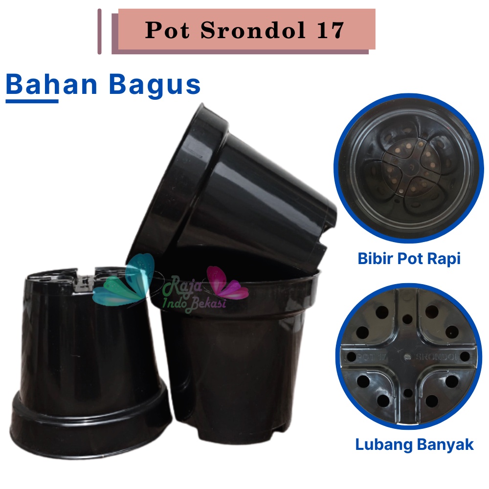 Rajaindobekasi Pot Tinggi Srondol 17 Hitam Mirip Pot Usa Eiffel Effiel 20 25 Pot Tinggi Tirus 10 15 18 20 30 35 40 50 Cm Plastik Besar Hitam Putih Murah