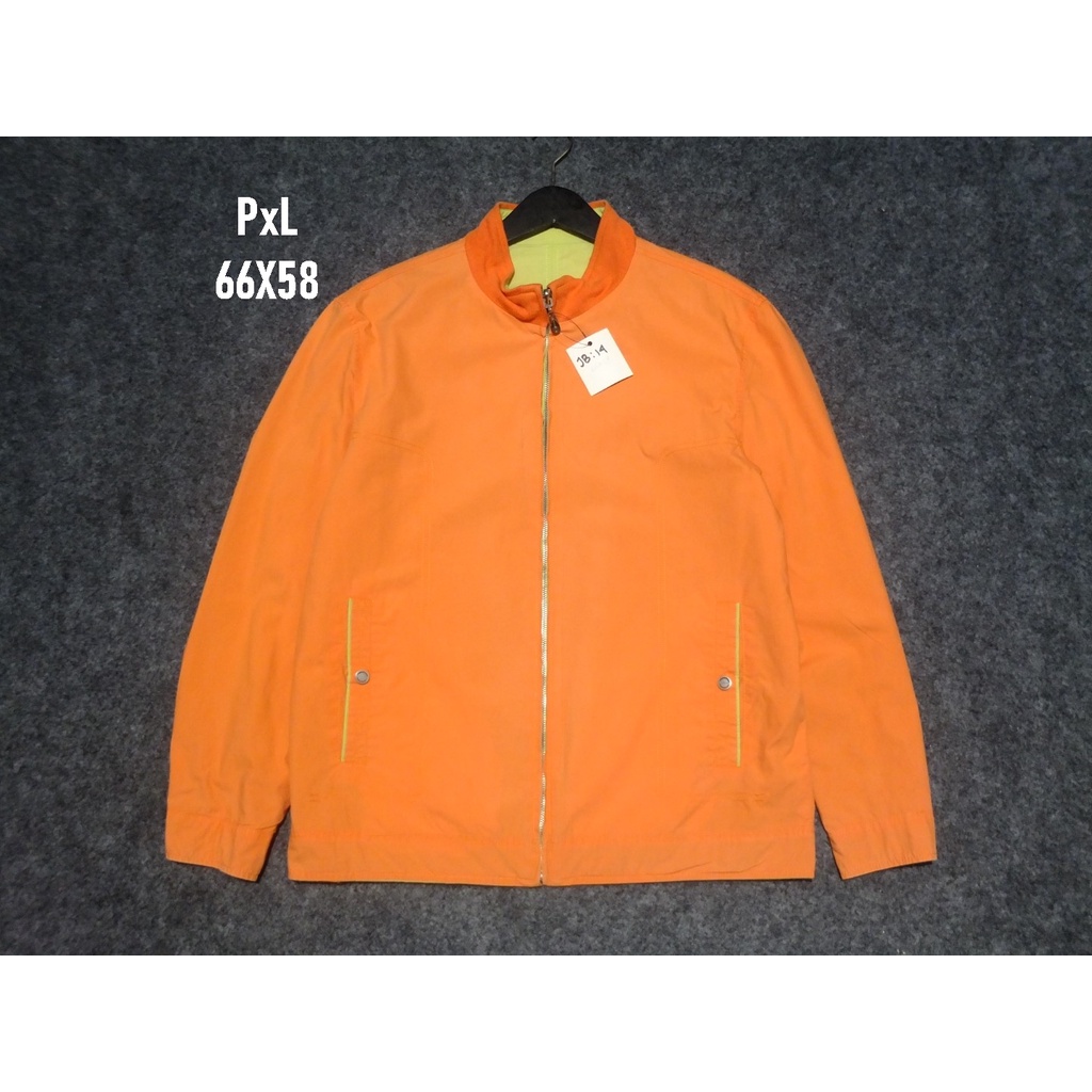 JAKET SECOND LONGDAFEI SPORT THRIFT CASUAL MURAH PRELOVED REVERSIBLE ORIGINAL kode JB 14