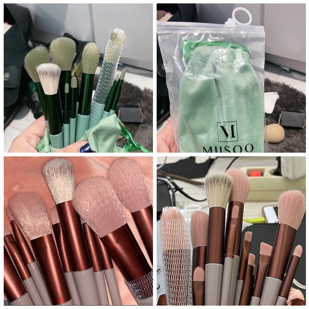 MAGEFY 13PCS Kuas Set Make up Brush Kecantikan Set Bulu Lembut Blush Model Portabel Alat Kecantikan 0122