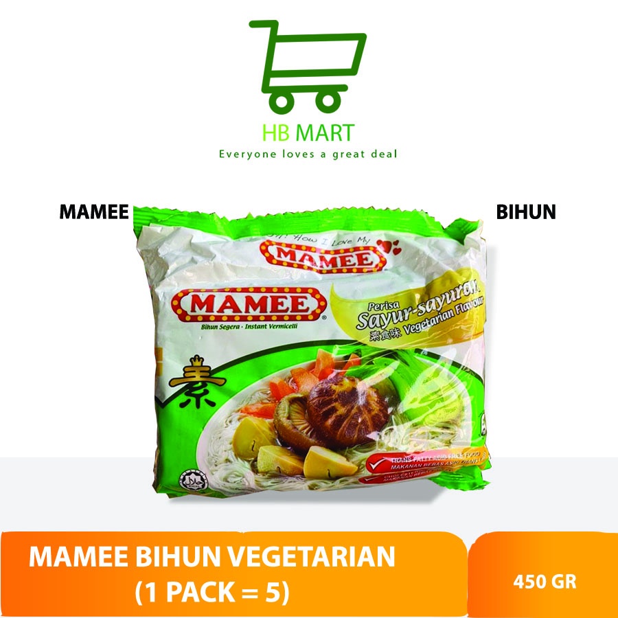 MAMEE BIHUN VEGETARIAN/BIHUN VEGE/VEGAN INSTANT NOODLE/BIHUN INSTAN - BIHUN /Mamee Bihun Vegetarian 
