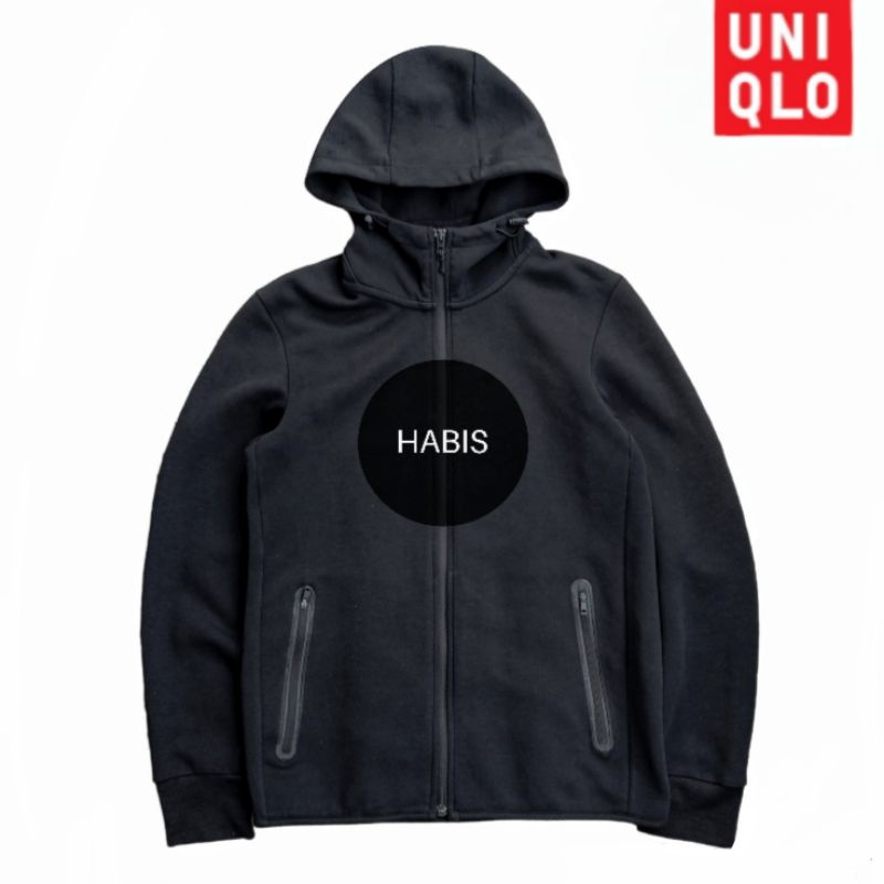 Uniqlo Hoddie Dry Stretch Active Black
