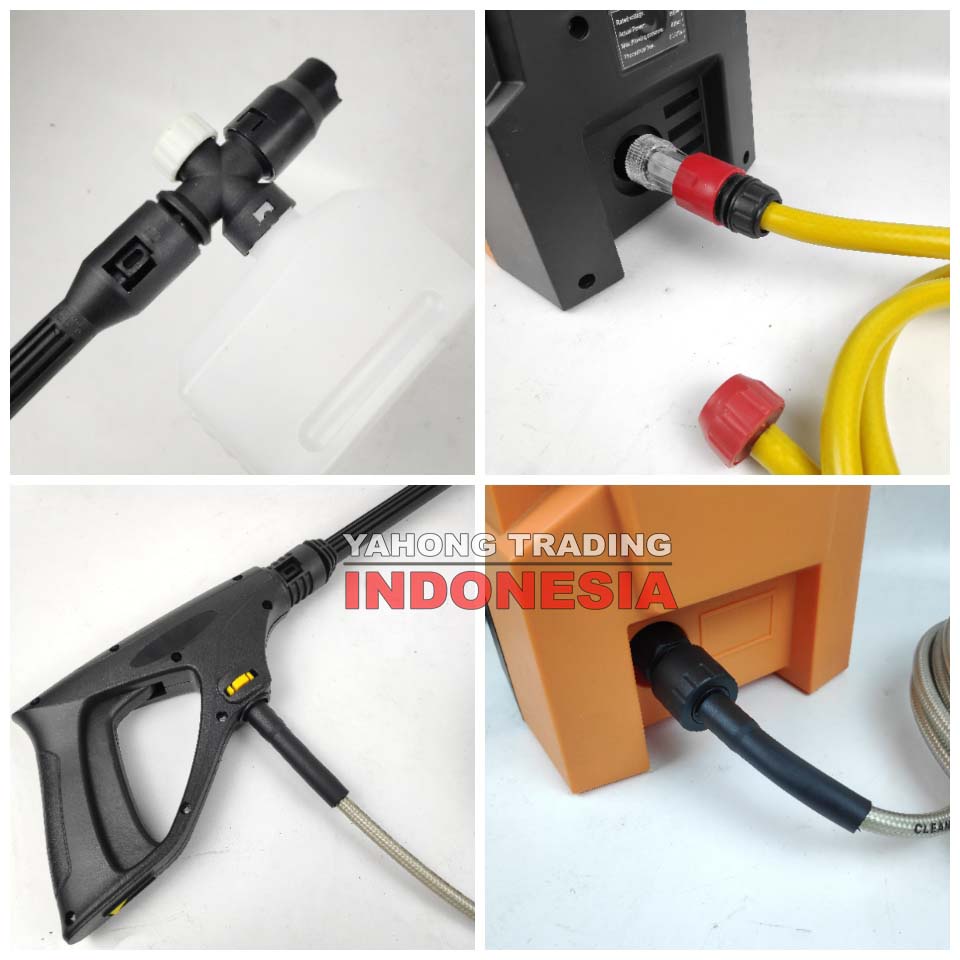 WOIRX Jet Cleaner 80 bar High Pressure Mesin Semprot Cuci Motor Mobil