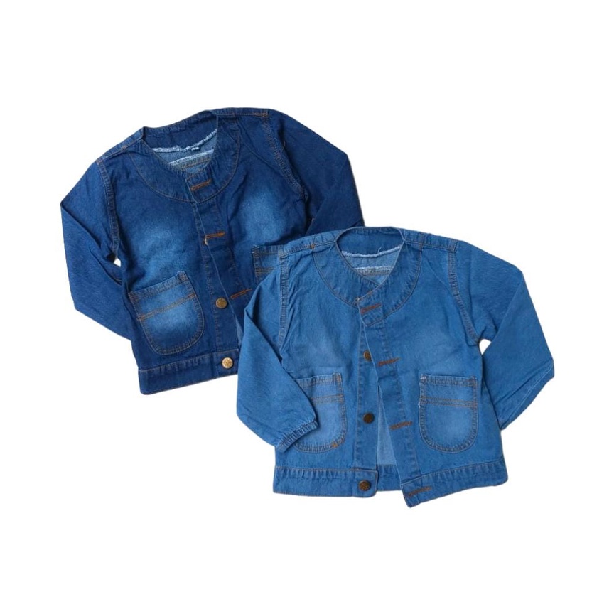 (capung kidswear) Jaket Jeans Anak Perempuan Keiko 1-6 tahun