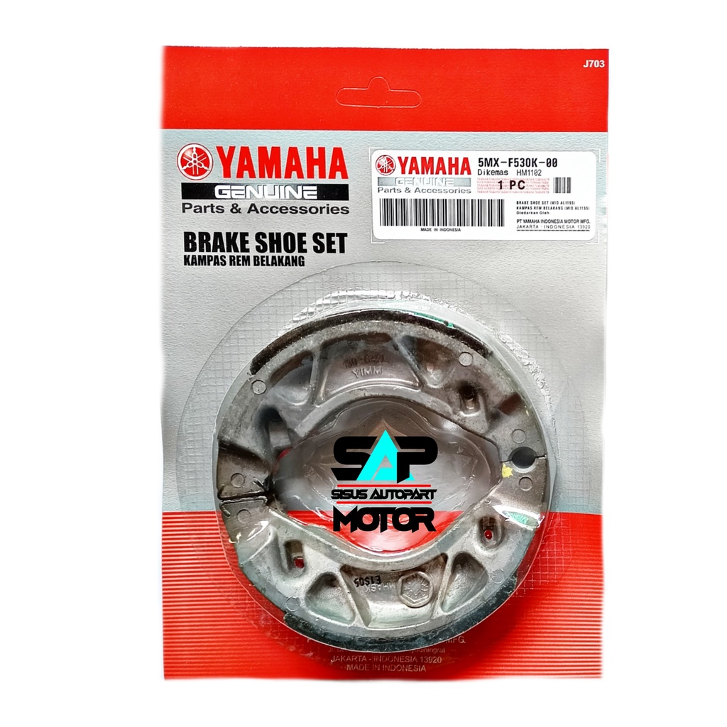 KAMPAS REM JUPITER Z BURHAN / KAMPAS REM SET DEPAN BELAKANG JUPITER Z BURHAN 5MX 5D9 4US