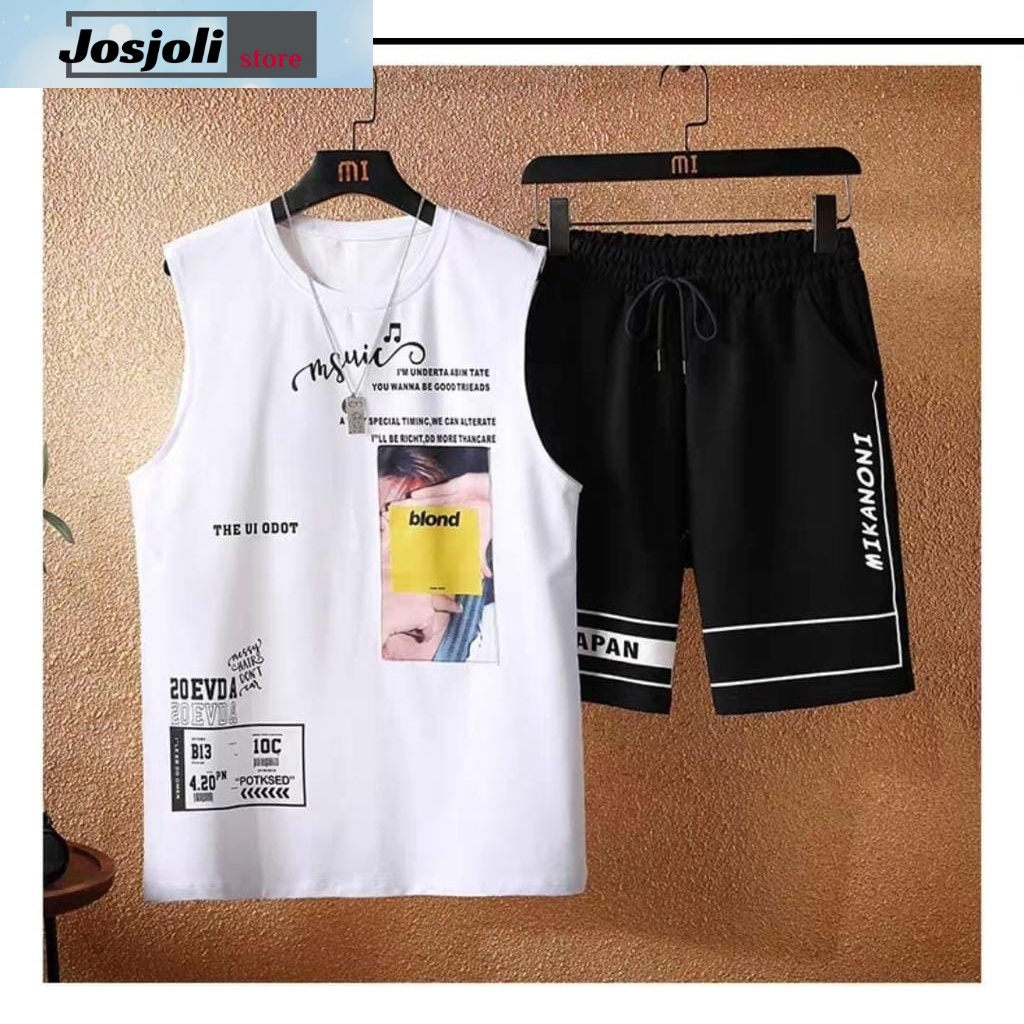 JOSJOLI_STORE/Stelan Odot/Satu Stel Atasan dan Bawahan Pria Dewasa/Size L XL