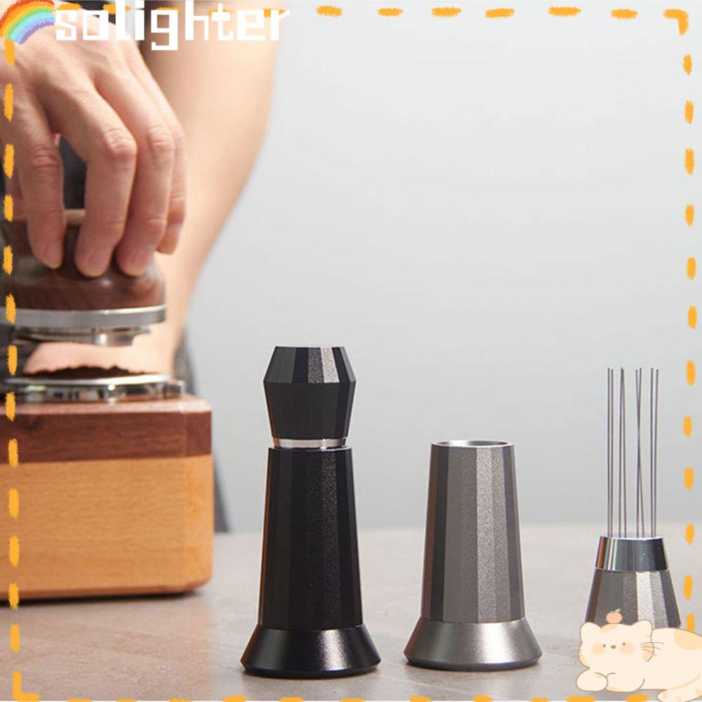 Solighter Espresso Coffee Stirrer Professional Tamper Alat Distro Tangan Distributor Kopi