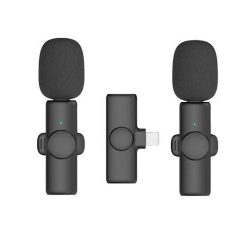 MIC WIRELESS BLUETOOTH PORTABLE ( MICROPHONE 2 MIC ) TYPE - C DAN LIGHTNING