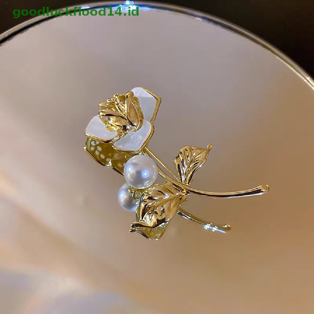 [GOOGFOUR] Bros Bunga Mawar Untuk Wanita Pria Kecantikan Flower Brooch Pin Hadiah Aksesoris [TOP]