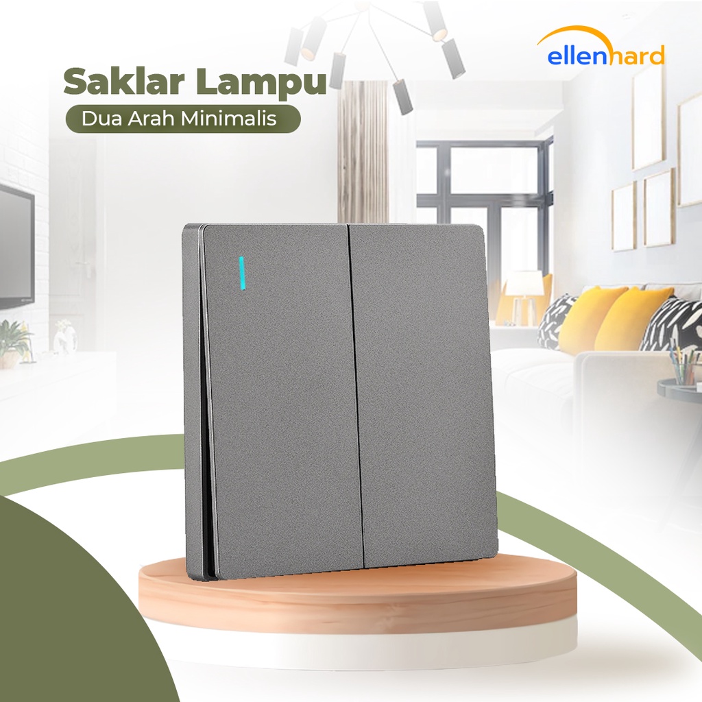 Saklar Lampu Frameless Sakelar Dua Arah Untuk Desain Rumah Minimalis