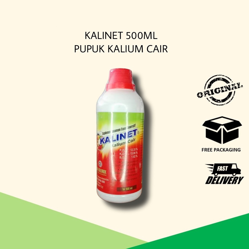 Jual Pupuk Kalinet 500 Ml Pupuk Kalium Cair Pembuahan Generatif Tanaman