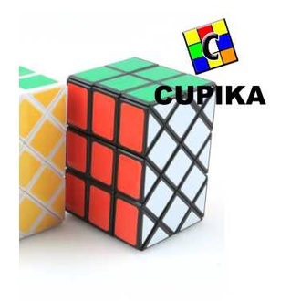 Rubik 3x3 Super windmill 3x5 Blackbase Unik Viral TIkTok