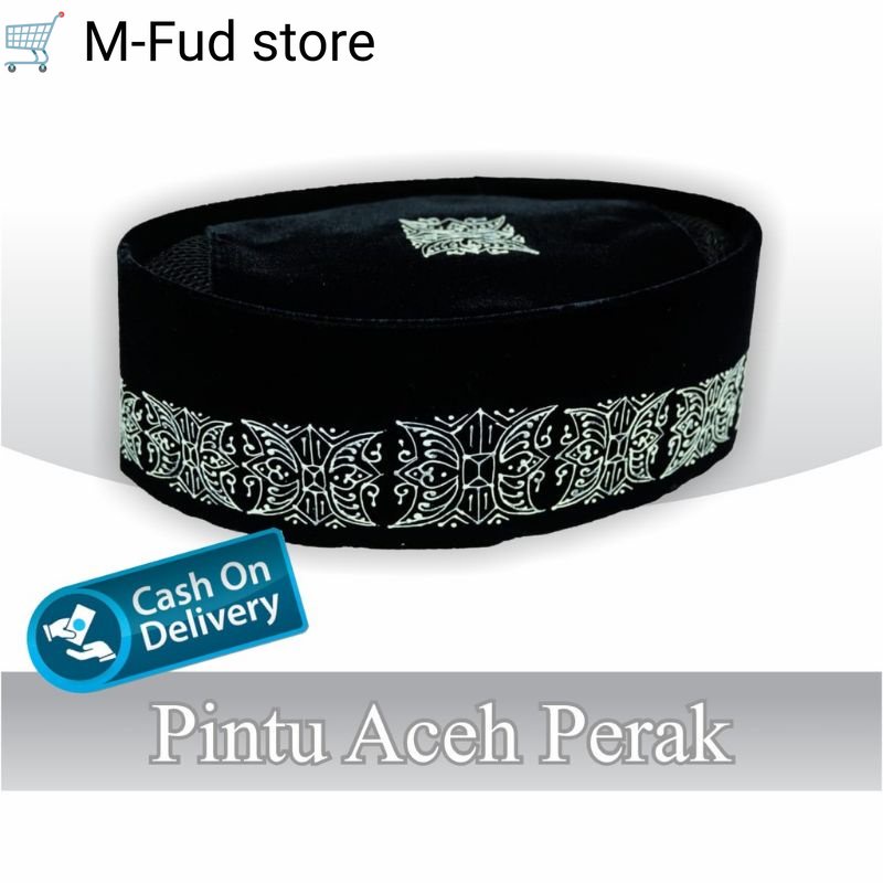 peci motif Aceh | pintu Aceh perak