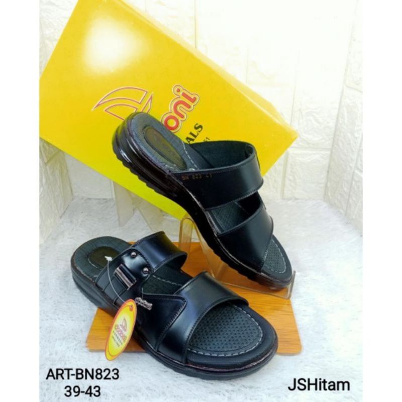 dodoni BN789 sandal pria full kulit asli original