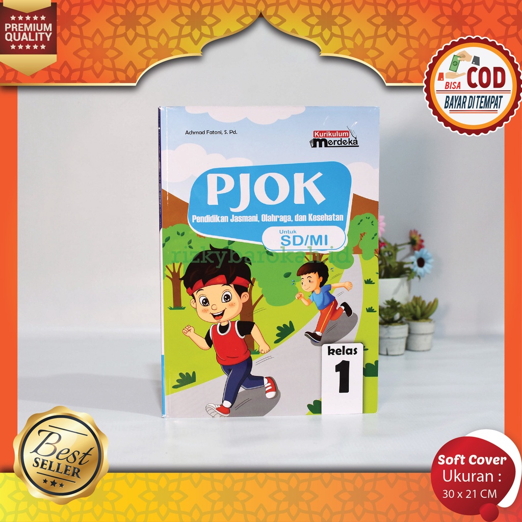 Buku Pelajaran Siswa SD Kelas 1 I Mapel PJOK Pendidikan Jasmani Olahraga Kesehatan Kurikulum Merdeka