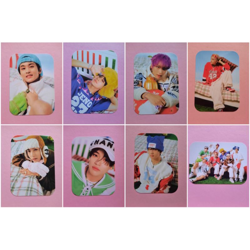 official special card from album candy special ver photocard nct dream mark jeno haechan jaemin renj