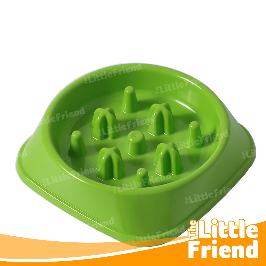 Mangkuk Piring Tempat Makan Hewan Peliharaan Anjing Kucing Bowl Pet Slow Feeder Medium