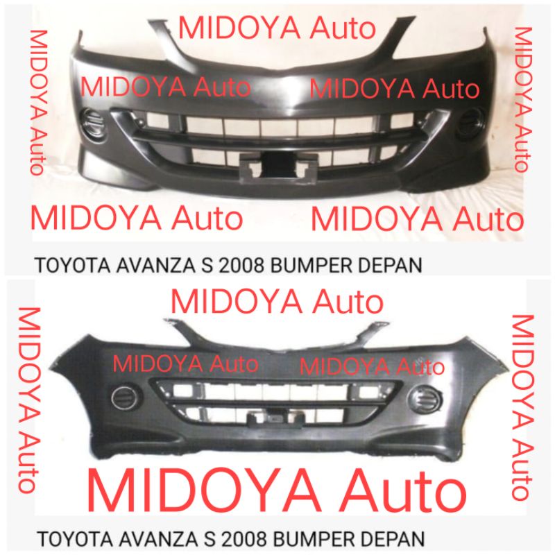 Bumper Front Bemper Depan Toyota Avanza S 2008 2009 2010