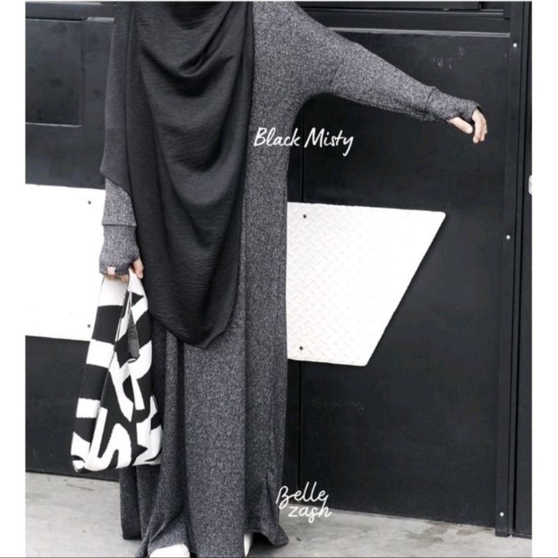 NOIR Abaya 1.0 BELLEZASH Black Misty