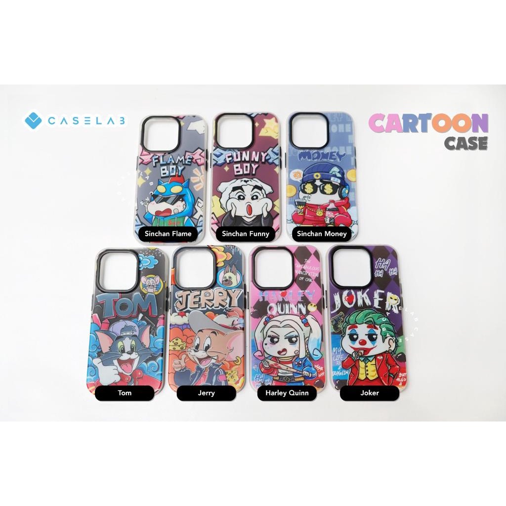 NEW CARTOON Case !! CHIBI CHARACTER PREMIUM JAPAN PRINTING CASE JOKER SINCHAN TOM JERRY HALEY QUIN Iphone 14 PROMAX 14 PRO 14 13 PROMAX 13 PRO 13 12 PROMAX 12 PRO 12 11 SOFTCASE KARTUN