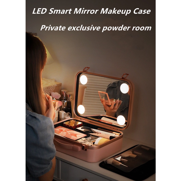 Makeup Lampu / LED Makeupartist Bag Beauty Case