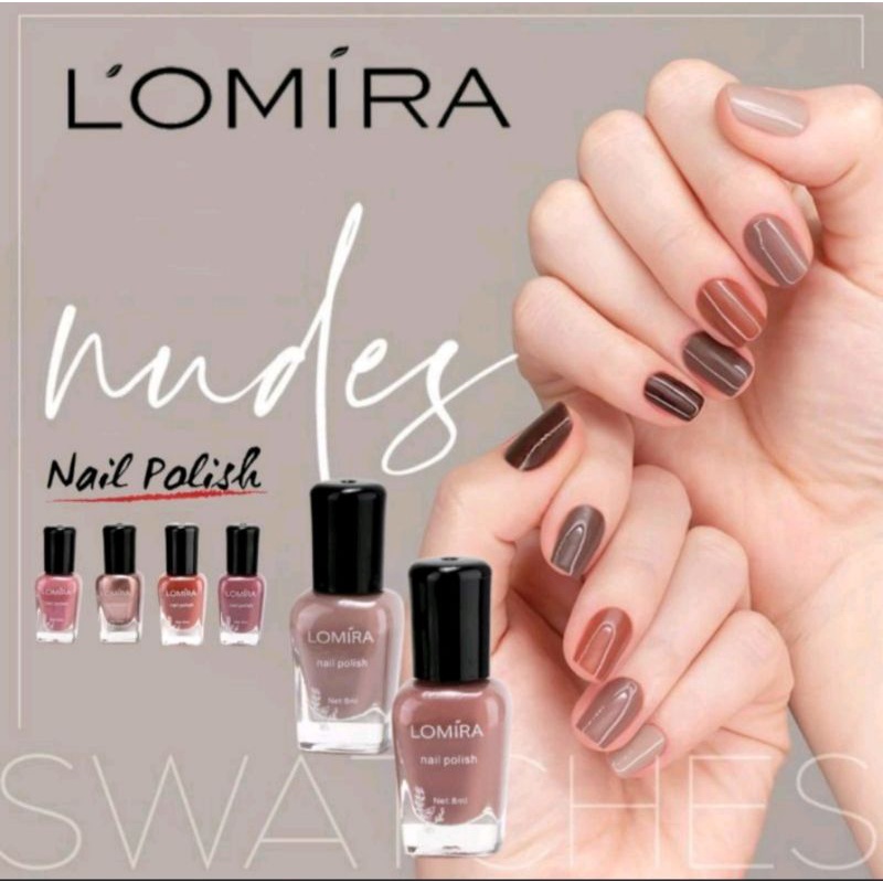 LOMIRA - Nail Polish 2in1 Colour / Kutek / Cat Pewarna Kuku